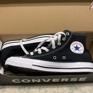 NWT High Top Black Converse